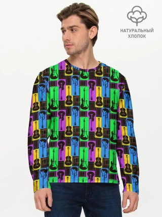 Мужской лонгслив базовый / Рокер