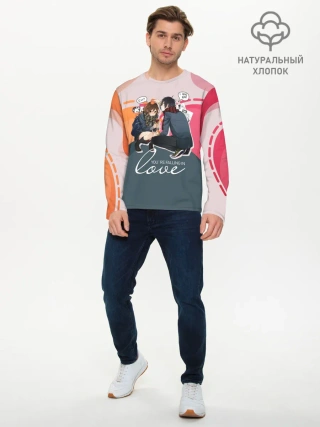 Мужской лонгслив базовый / Хори-сан и Миямура-кун