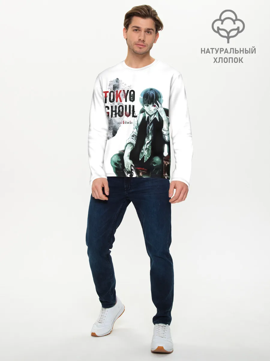 Мужской лонгслив базовый / Tokyo Ghoul Sui Ishida