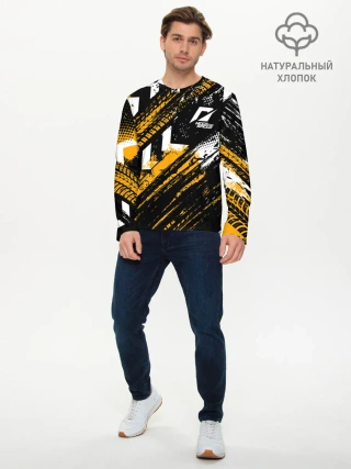 Мужской лонгслив базовый / NEED FOR SPEED
