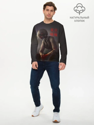 Мужской лонгслив базовый / Канеки Кен - Kaneki Ken