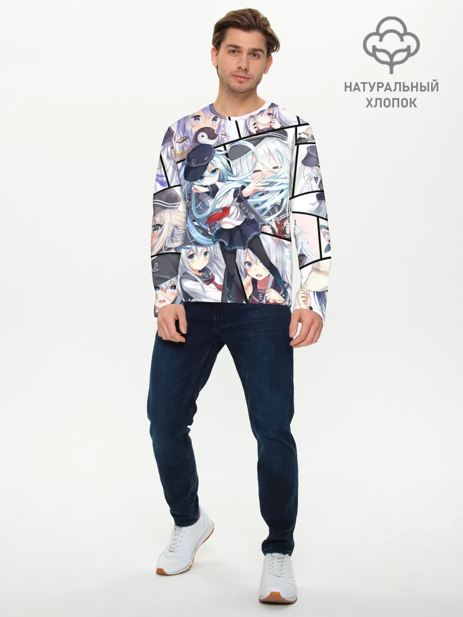 Мужской лонгслив базовый / Kantai Collection: Hibiki