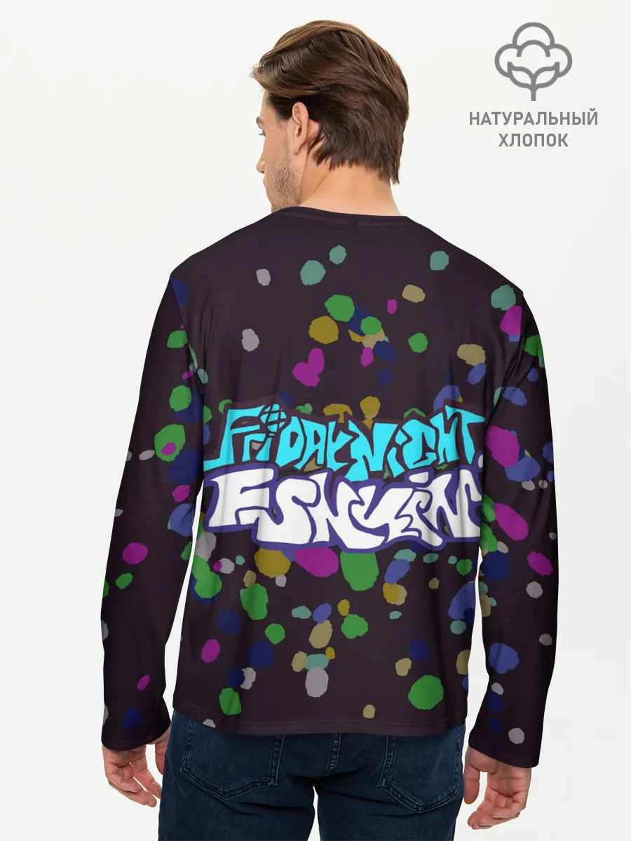 Мужской лонгслив базовый / Friday Night Funkin