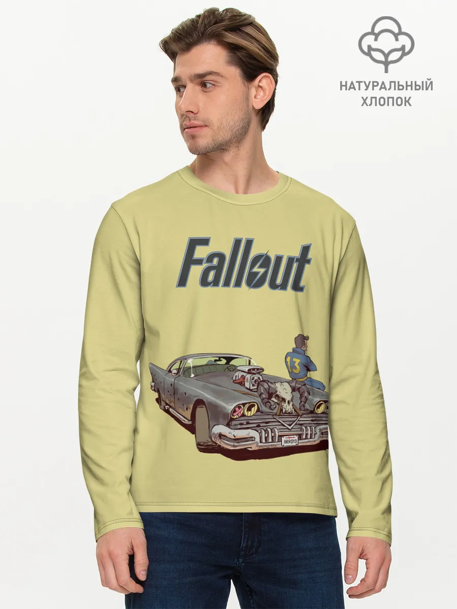 Мужской лонгслив базовый / Убежище 13