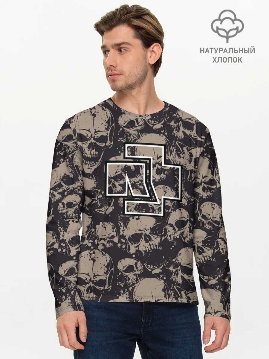 Мужской лонгслив базовый / Rammstein