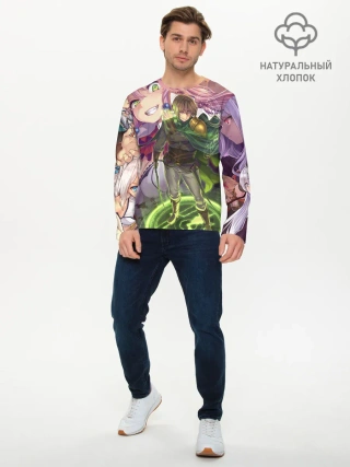 Мужской лонгслив базовый / Kaifuku Jutsushi no Yarinaoshi