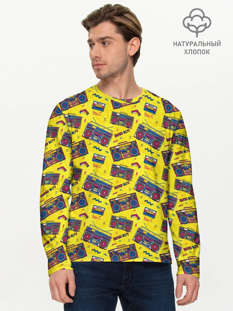 Мужской лонгслив базовый / DISCO