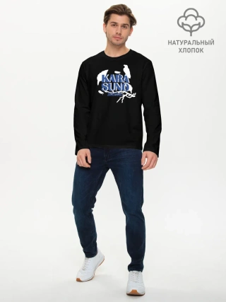 Мужской лонгслив базовый / Haikyuu Karasuno