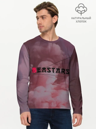 Мужской лонгслив базовый / Beastars | Выдающиеся звери | Логотип Лого