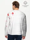 Мужской лонгслив базовый / Kaneki Ken красные капли