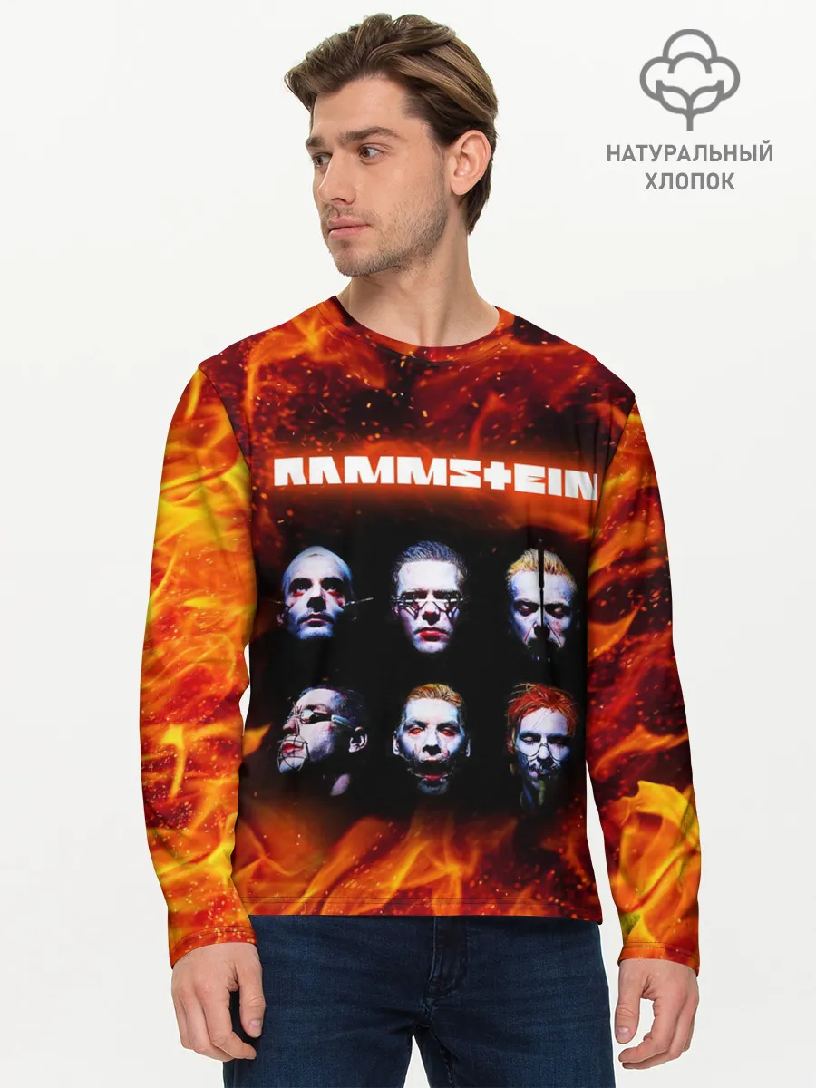 Мужской лонгслив базовый / RAMMSTEIN