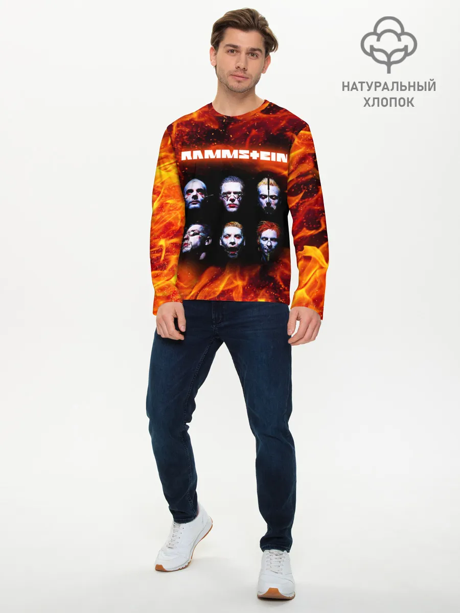 Мужской лонгслив базовый / RAMMSTEIN
