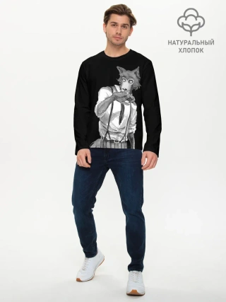 Мужской лонгслив базовый / Выдающиеся звери | Легоси
