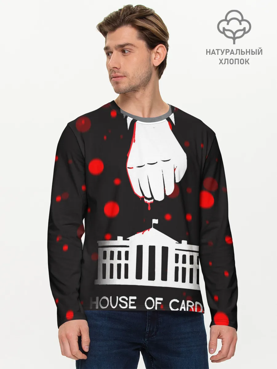 Мужской лонгслив базовый / true detective