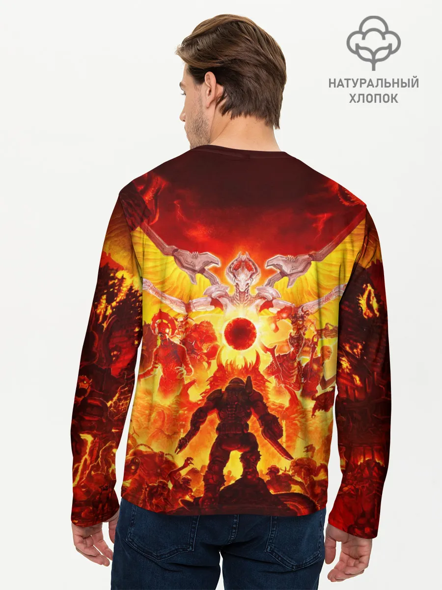 Мужской лонгслив базовый / DOOM