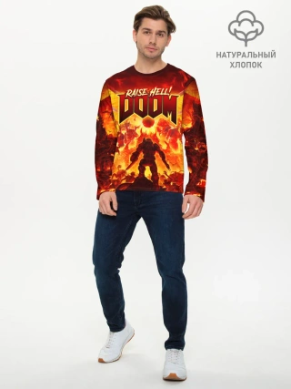 Мужской лонгслив базовый / DOOM