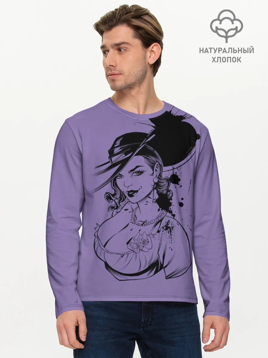 Мужской лонгслив базовый / village resident evil