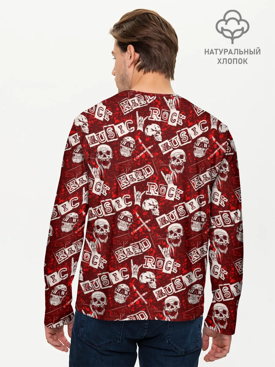 Мужской лонгслив базовый / Hard Rock