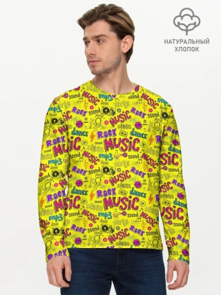 Мужской лонгслив базовый / Rock