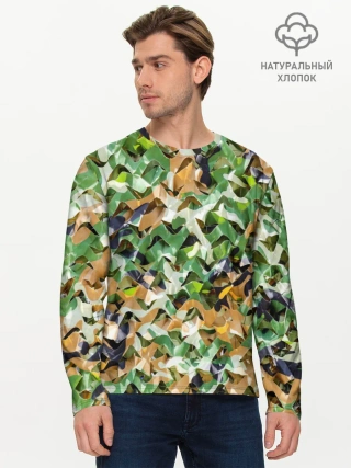 Мужской лонгслив базовый / Пейнтбол