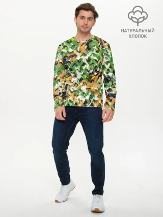 Мужской лонгслив базовый / Пейнтбол