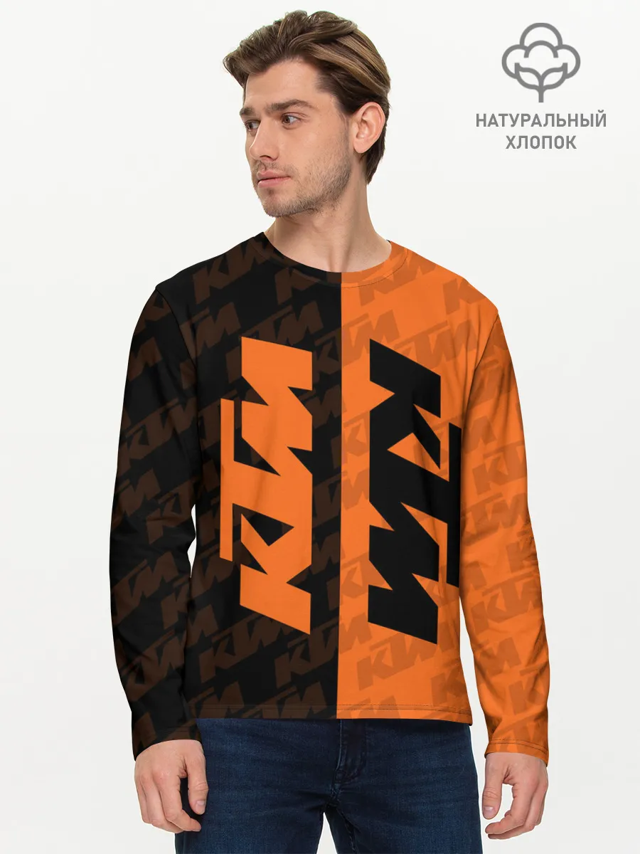 Мужской лонгслив базовый / KTM | КТМ
