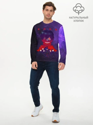 Мужской лонгслив базовый / Канеки над Токио