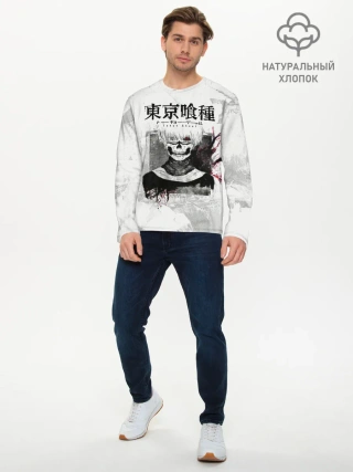 Мужской лонгслив базовый / Канеки Кен | Kaneki Ken
