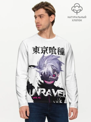 Мужской лонгслив базовый / UNRAVEL VER KL Tokyo Ghoul