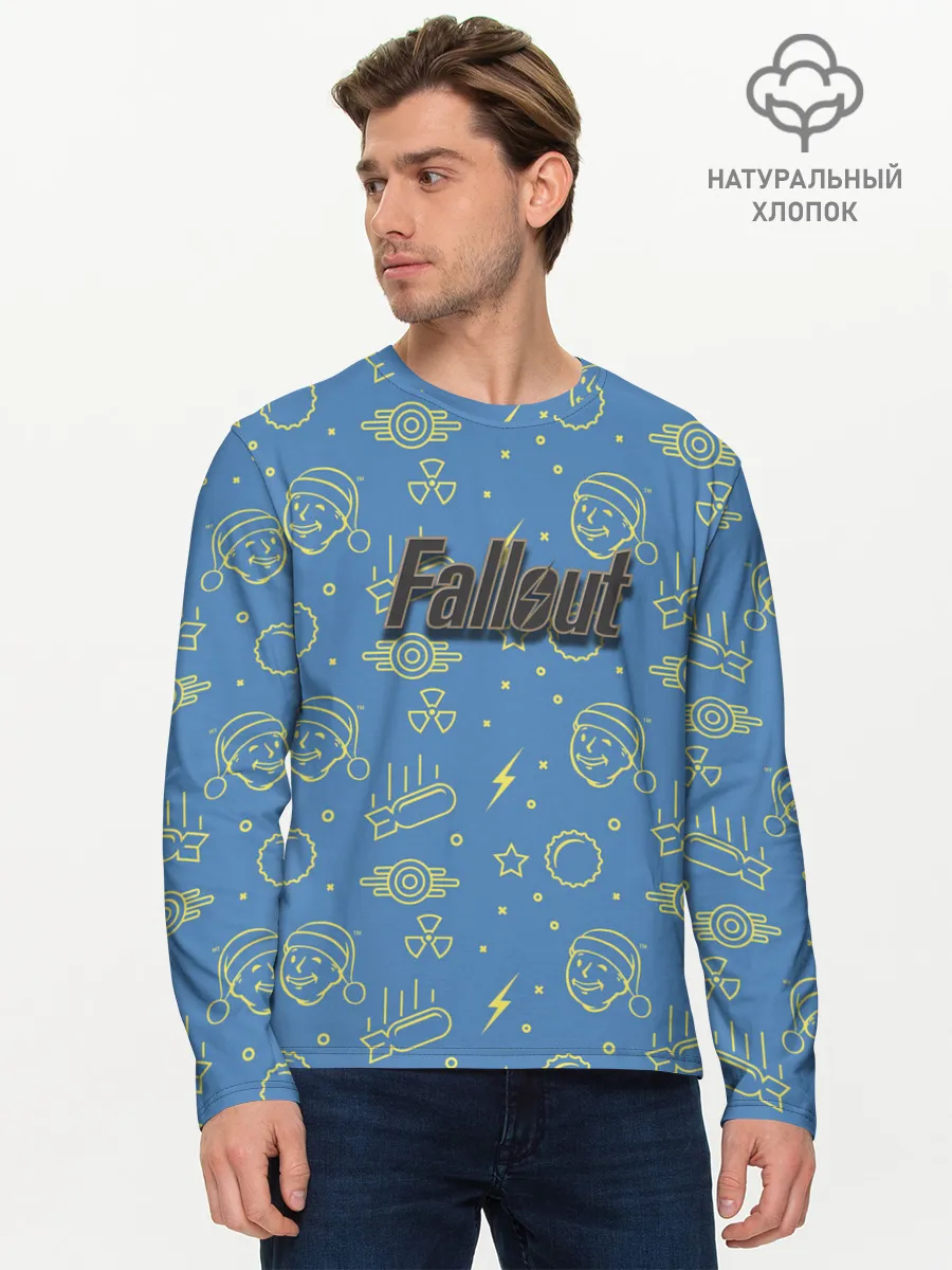 Мужской лонгслив базовый / Фаллаут Арт