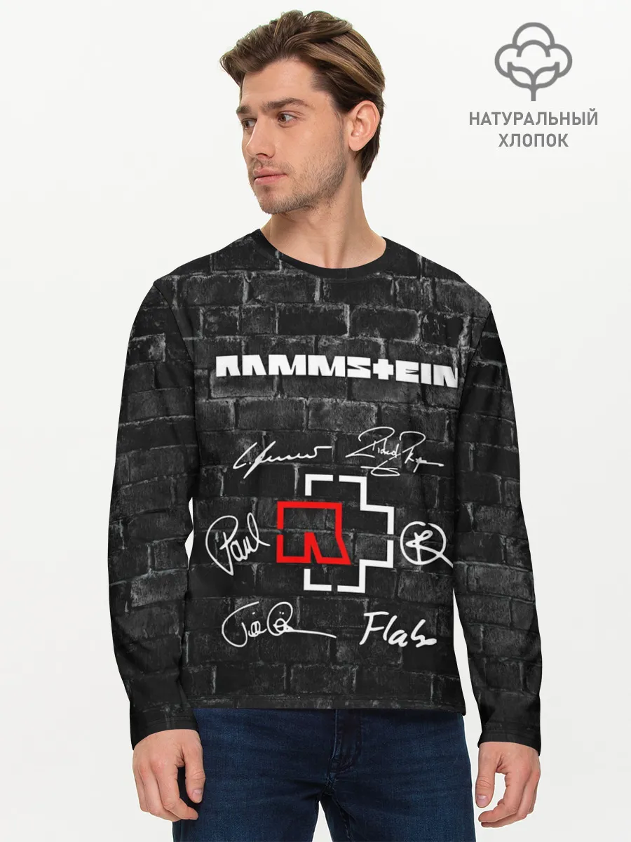 Мужской лонгслив базовый / RAMMSTEIN