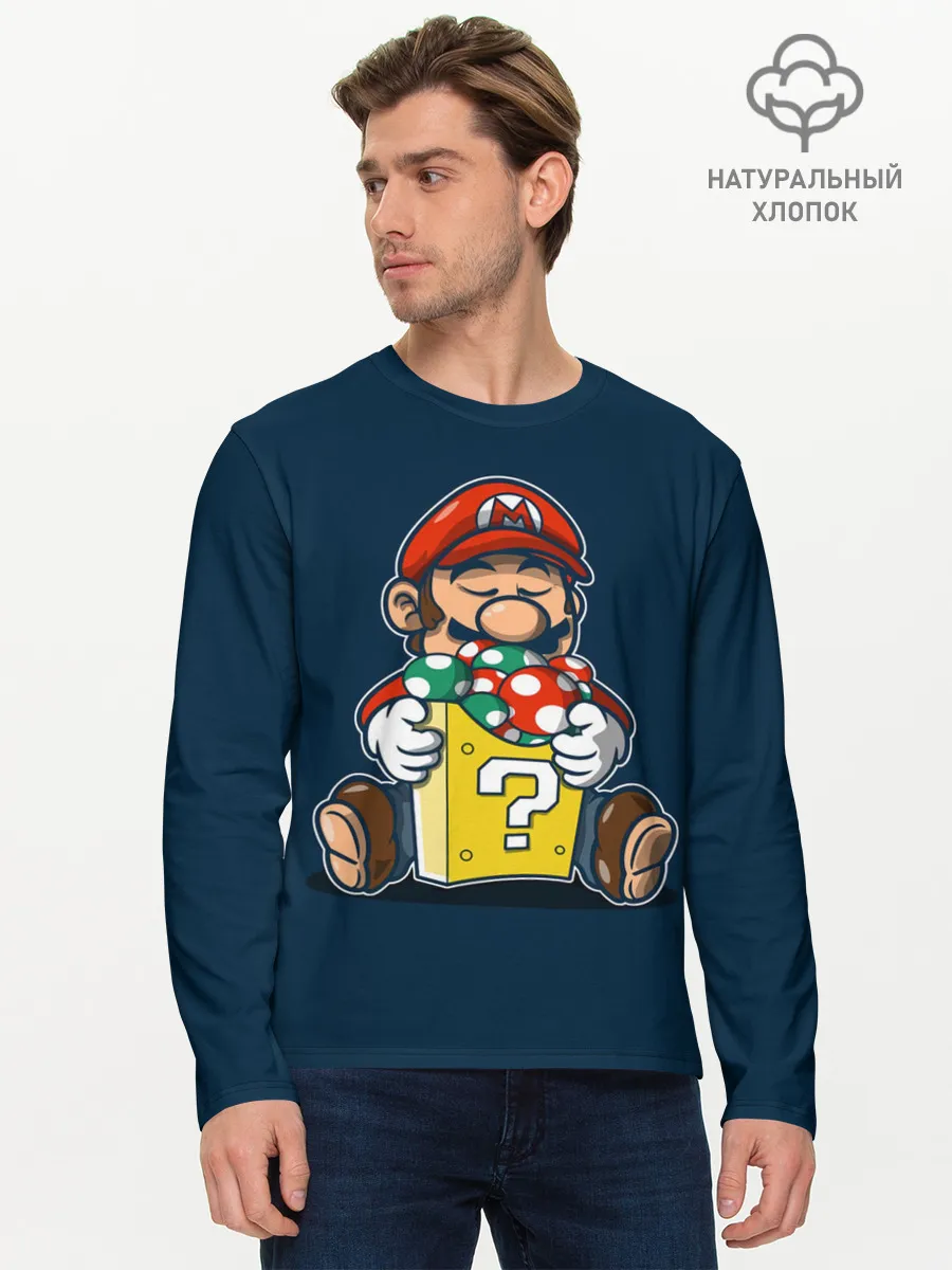 Мужской лонгслив базовый / Марио