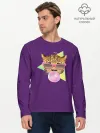 Мужской лонгслив базовый / Тигр БАБЛ ГАМ