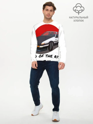 Мужской лонгслив базовый / Land of the rising sun