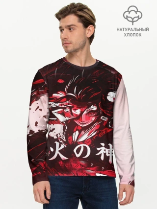 Мужской лонгслив базовый / КЛИНОК РАССЕКАЮЩИЙ ДЕМОНОВ