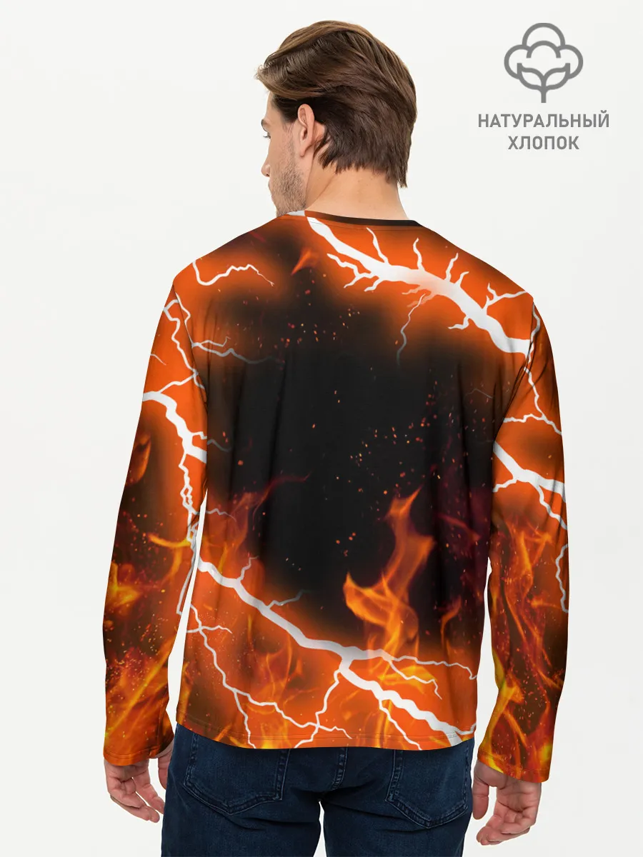 Мужской лонгслив базовый / КЛИНОК РАССЕКАЮЩИЙ ДЕМОНОВ