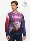 Мужской лонгслив базовый / JUJUTSU KAISEN | SUKUNA вихрь