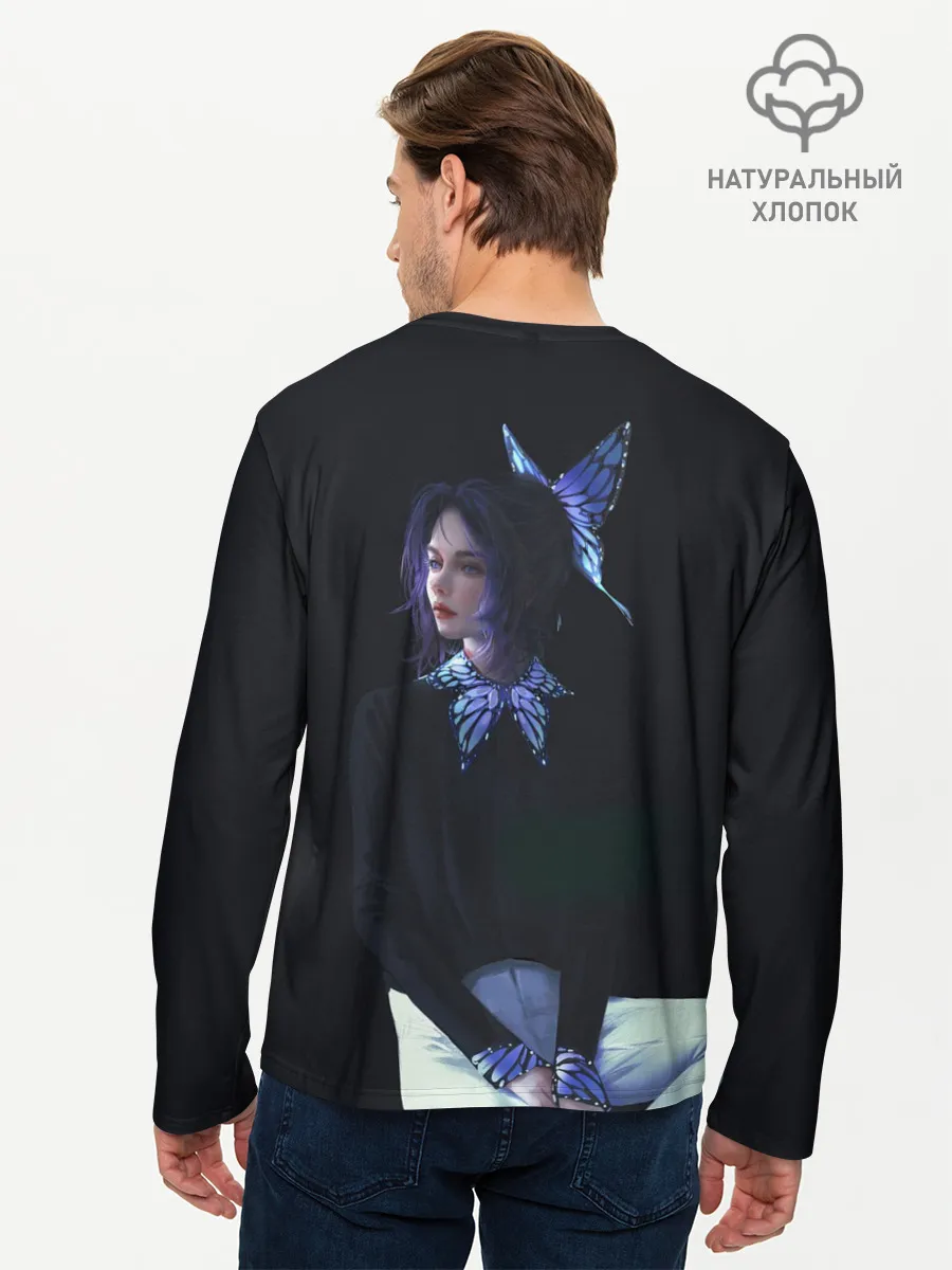 Мужской лонгслив базовый / КЛИНОК РАССЕКАЮЩИЙ ДЕМОНОВ