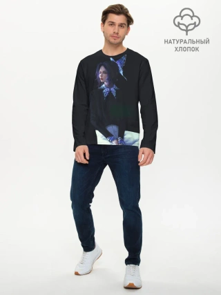 Мужской лонгслив базовый / КЛИНОК РАССЕКАЮЩИЙ ДЕМОНОВ