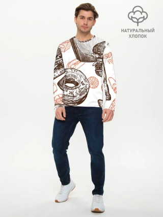 Мужской лонгслив базовый / Вкусности