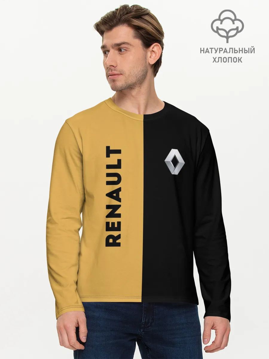 Мужской лонгслив базовый / Renault | Passion for life