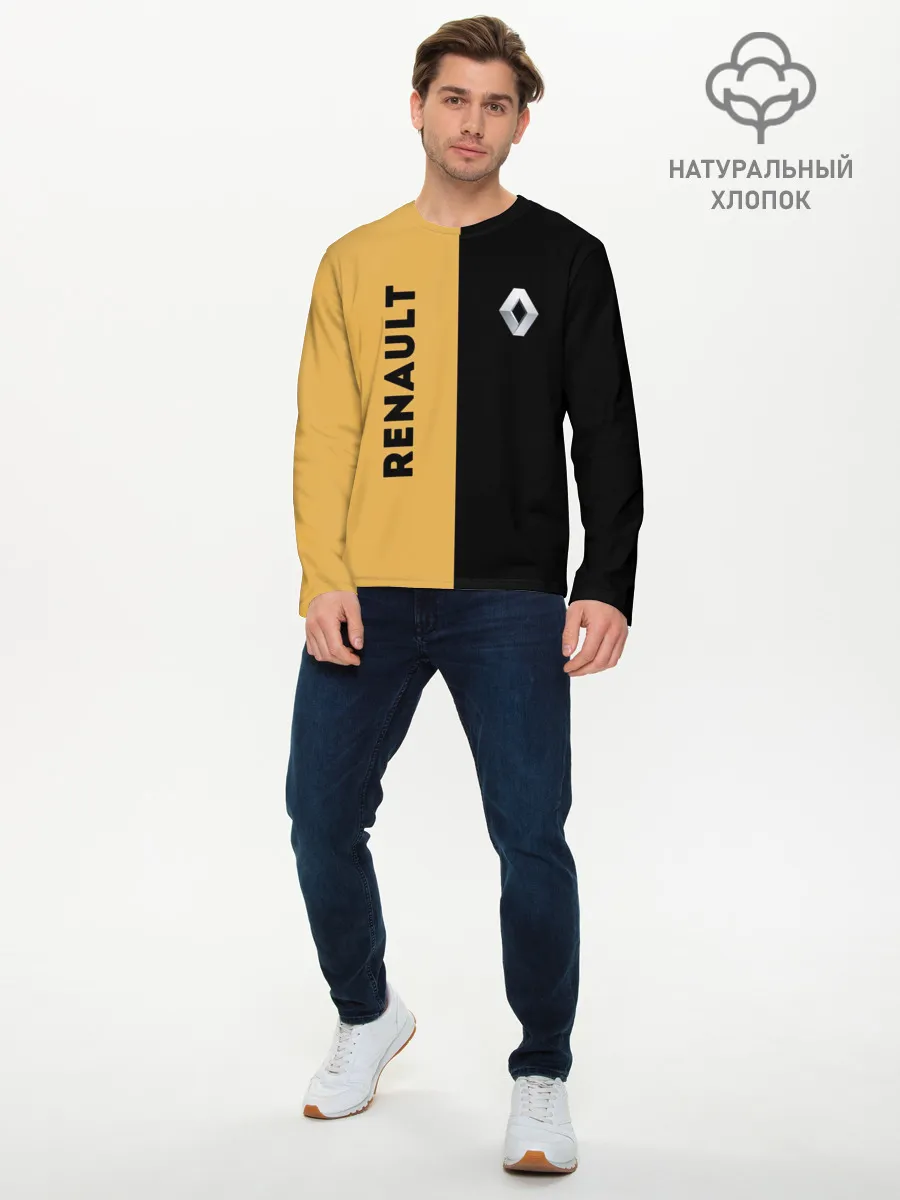 Мужской лонгслив базовый / Renault | Passion for life