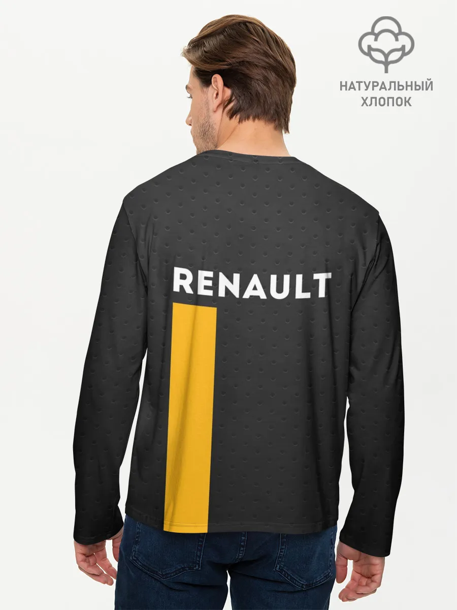 Мужской лонгслив базовый / Renault