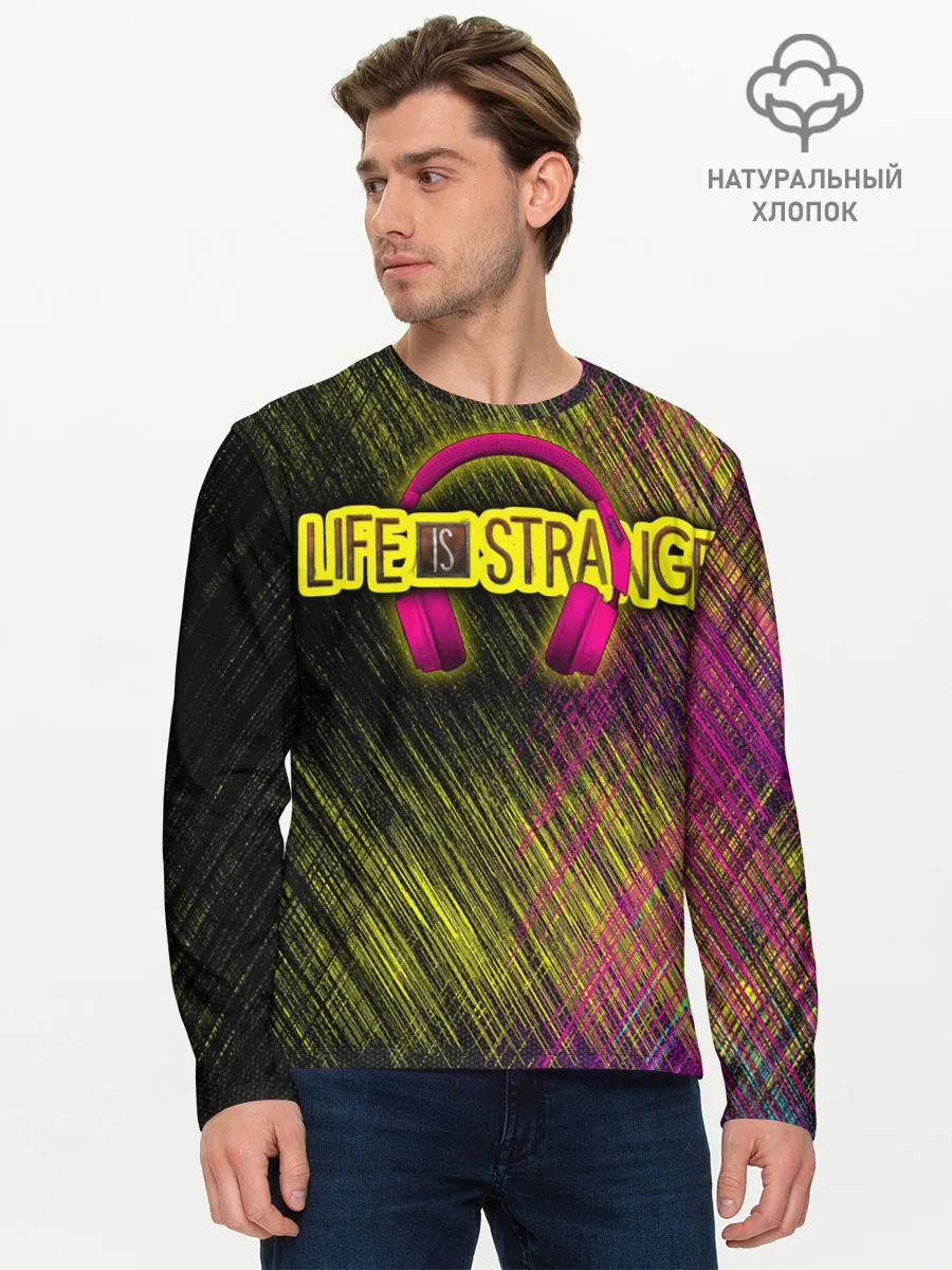 Мужской лонгслив базовый / Life is strange true color