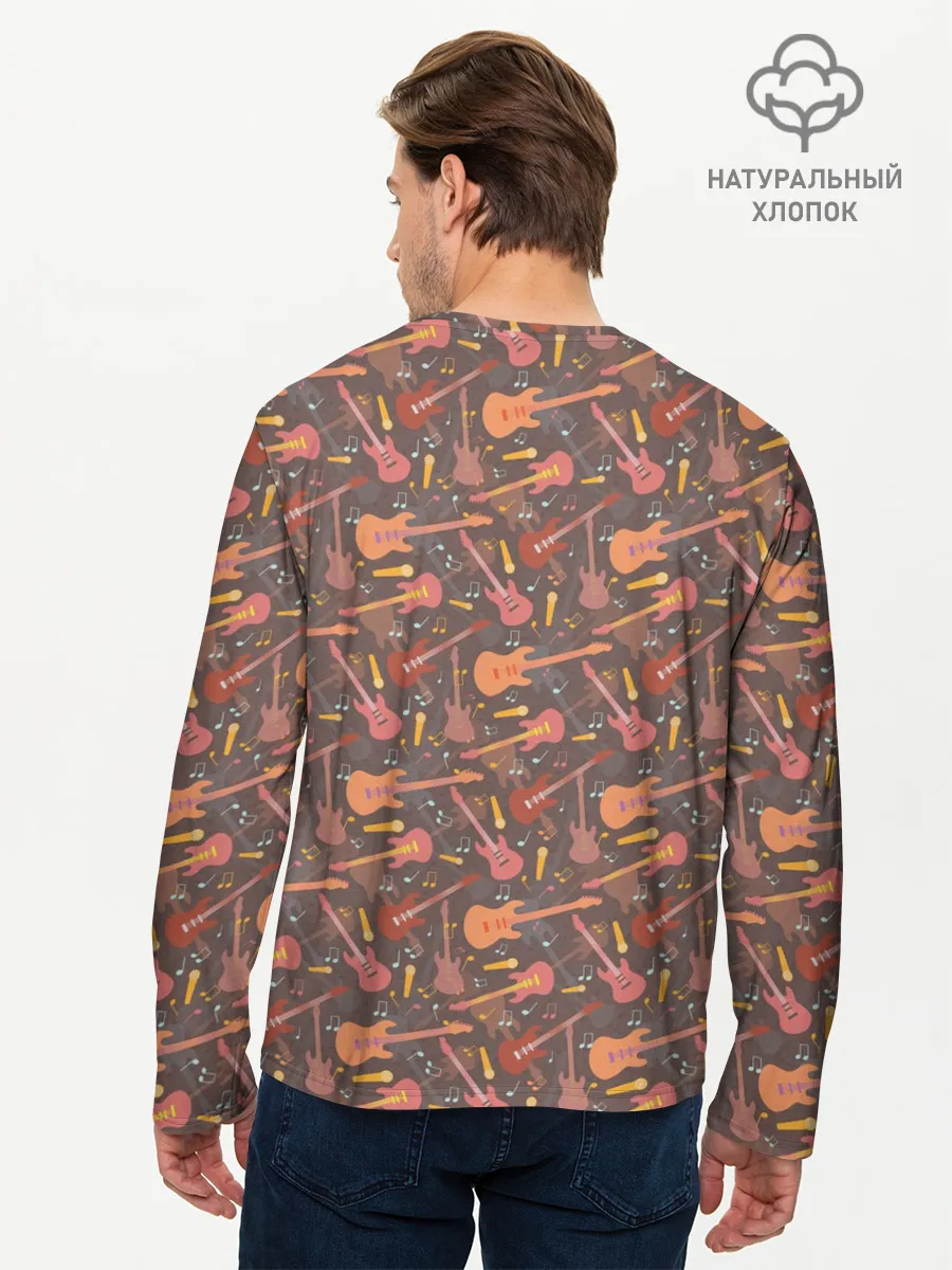 Мужской лонгслив базовый / Музыкант