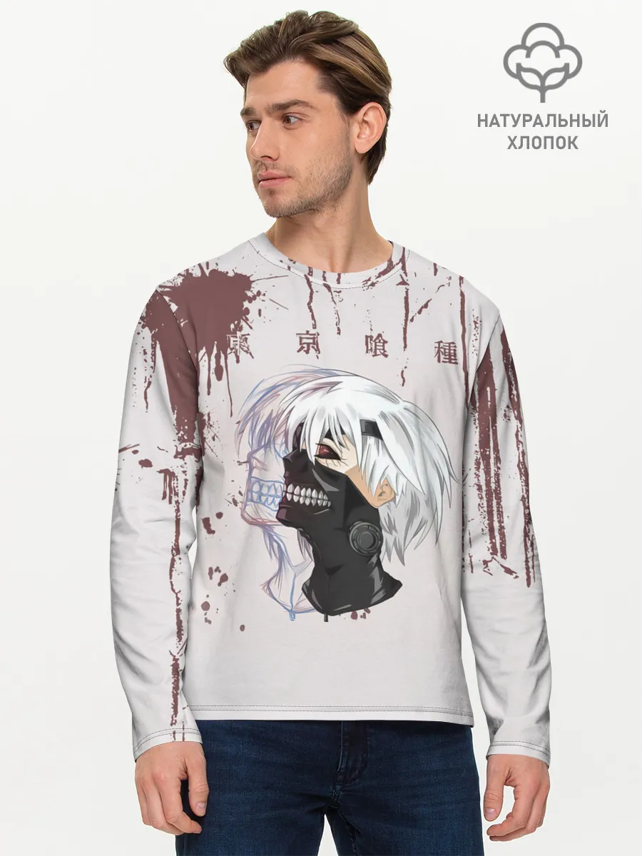 Мужской лонгслив базовый / Канеки Кан