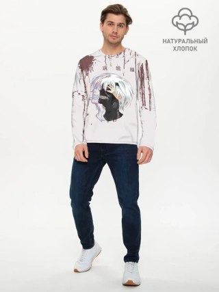 Мужской лонгслив базовый / Канеки Кан