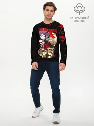 Мужской лонгслив базовый / Токийский Гуль. Персонажи