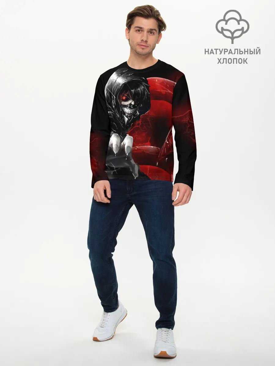 Мужской лонгслив базовый / Kaneki Ken Kakuja
