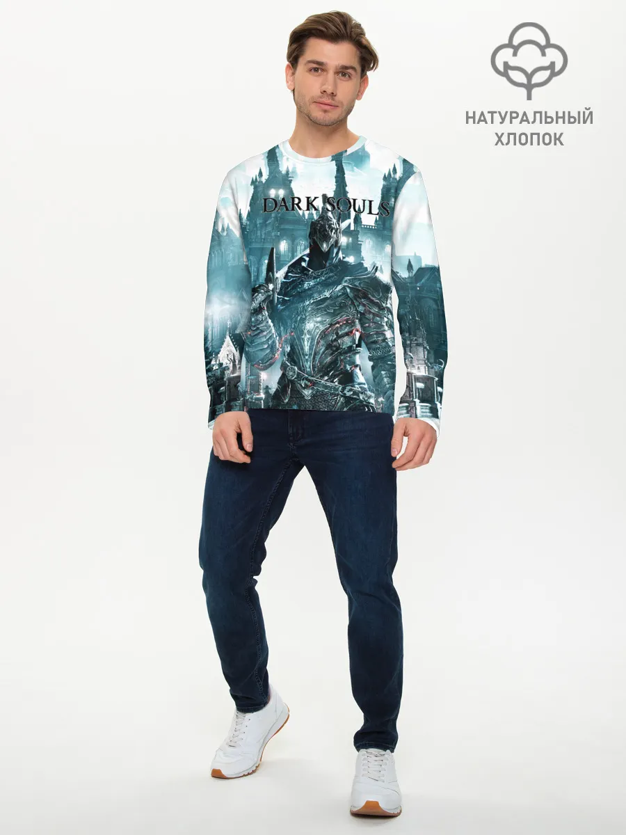 Мужской лонгслив базовый / Dark Souls